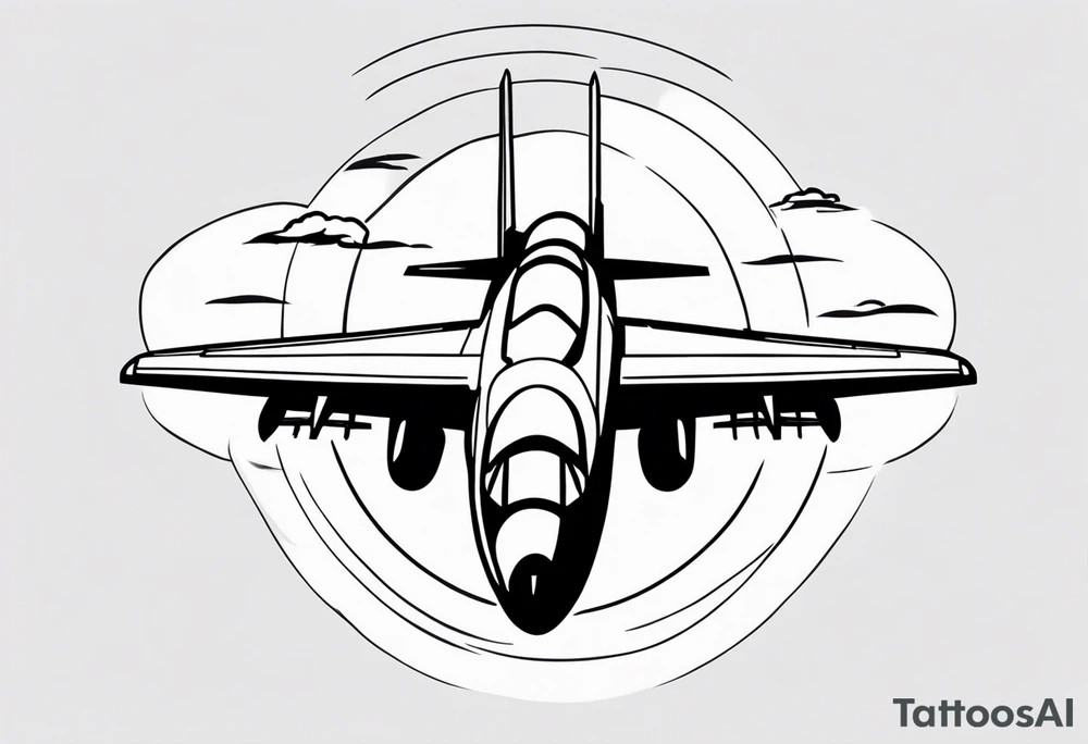 aircraft bomb tattoo idea