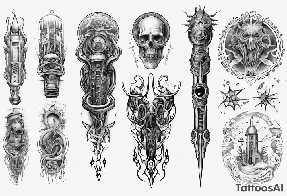 long tattoo for forearm on lovecraft them tattoo idea long tattoo for forearm on lovecraft them tattoo idea