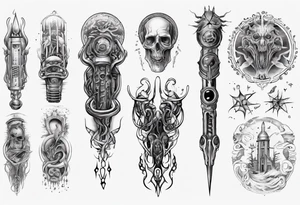 long tattoo for forearm on lovecraft them tattoo idea