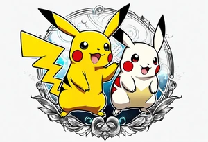 Pikachu tattoo idea