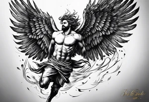 icarus falling tattoo idea