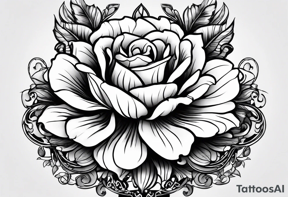 сова с распахнутыми крыльями tattoo idea