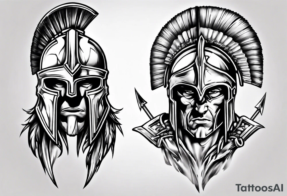 Spartan Warrior tattoo idea