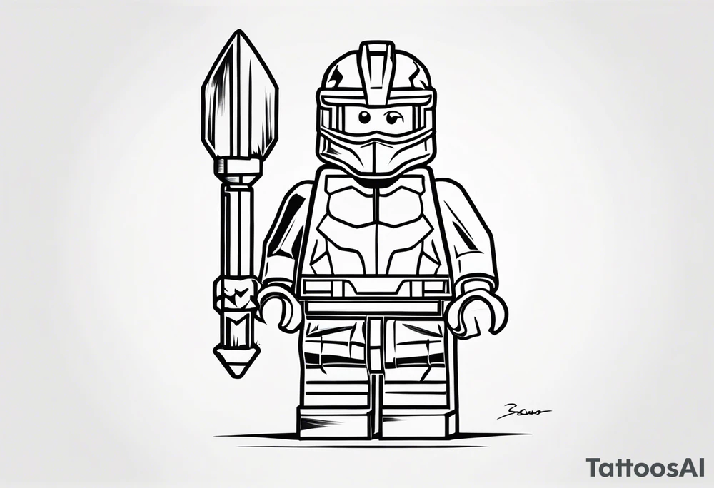 Lego tattoo idea