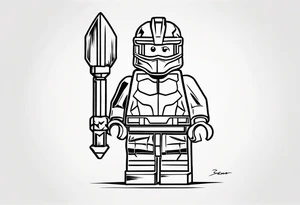Lego tattoo idea