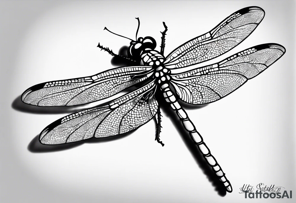 tutto passo dragonfly tattoo idea