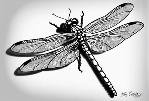 tutto passo dragonfly tattoo idea