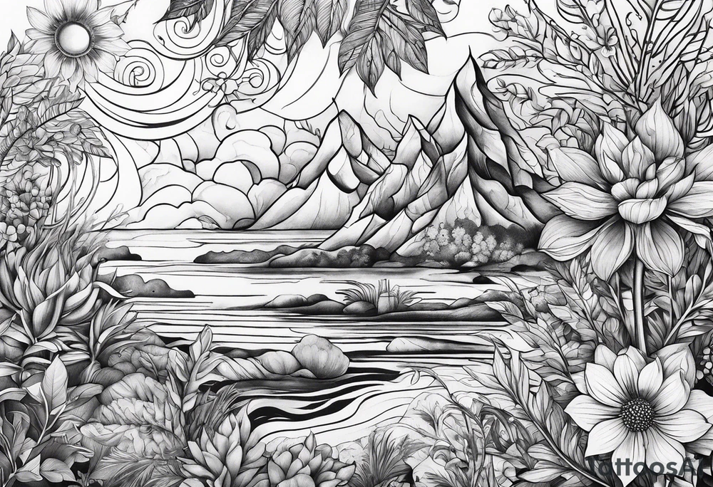 Plant tattoos tattoo idea