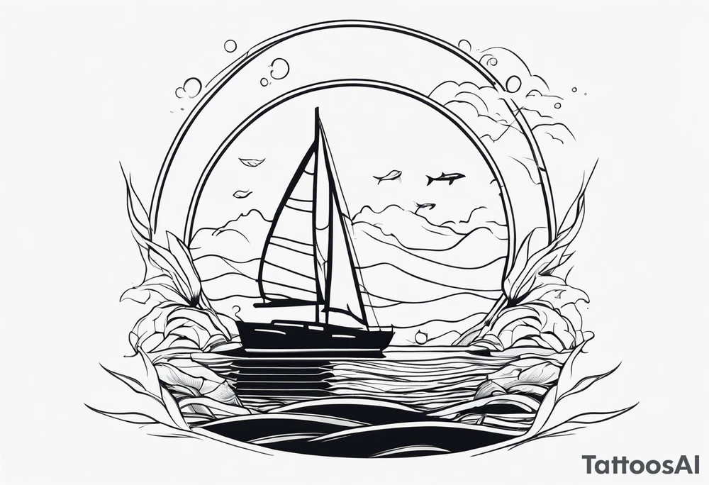 Sea tattoo tattoo idea