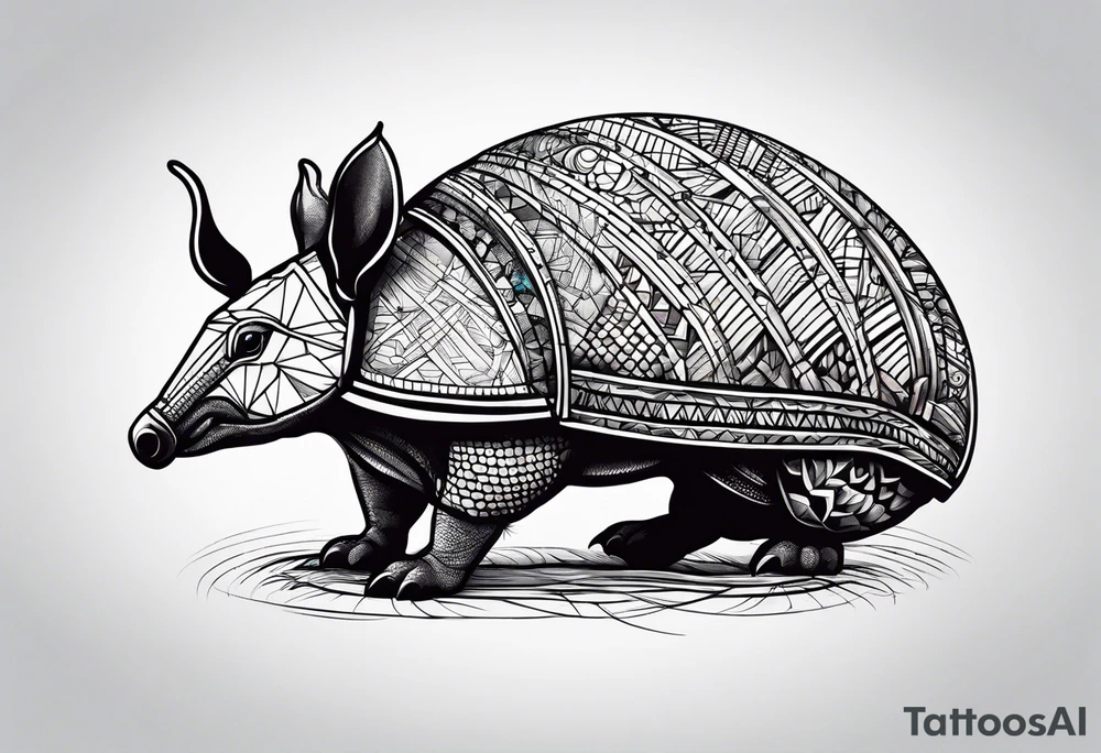 armadillo tattoo idea