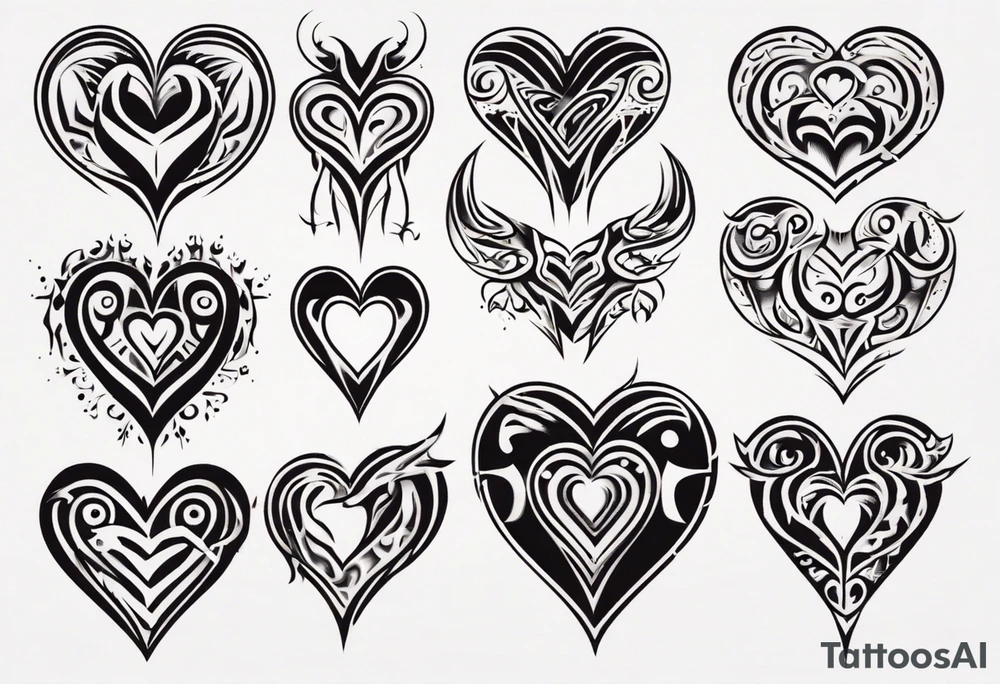 Heart tattoo idea