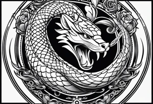 COBRA DANS LE STYLE DISNEY tattoo idea