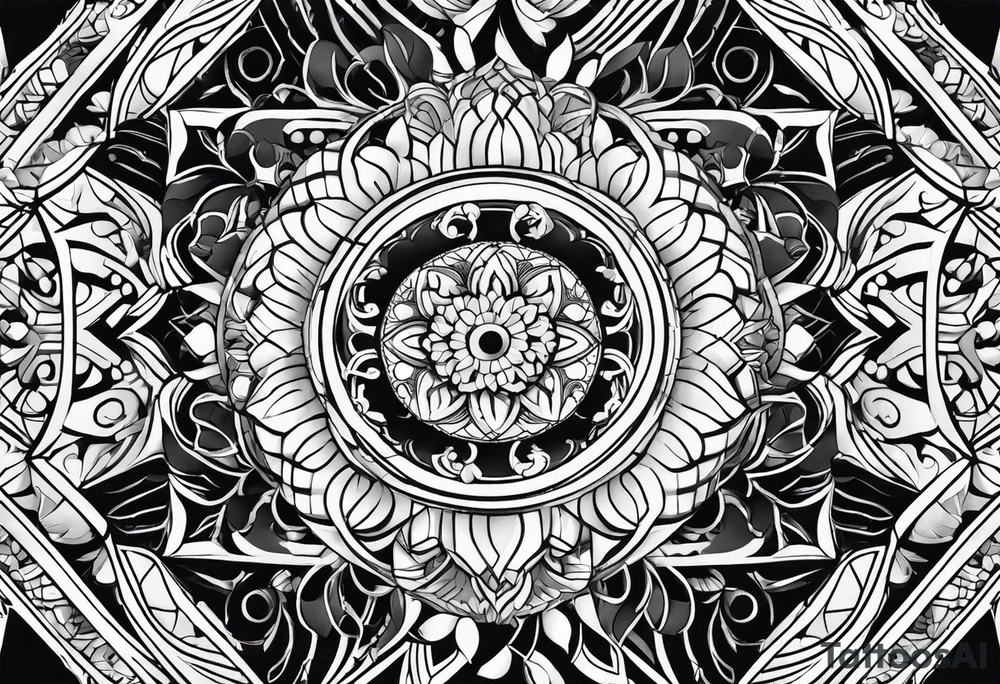 Pattern tattoo idea