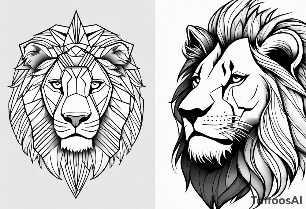 Lion king tattoo idea