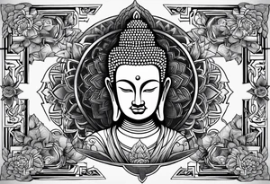Power tatoo buddhisy tattoo idea