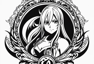 The anime show Fairy tail logo tattoo idea