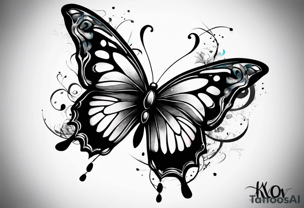 butterfly tattoo idea