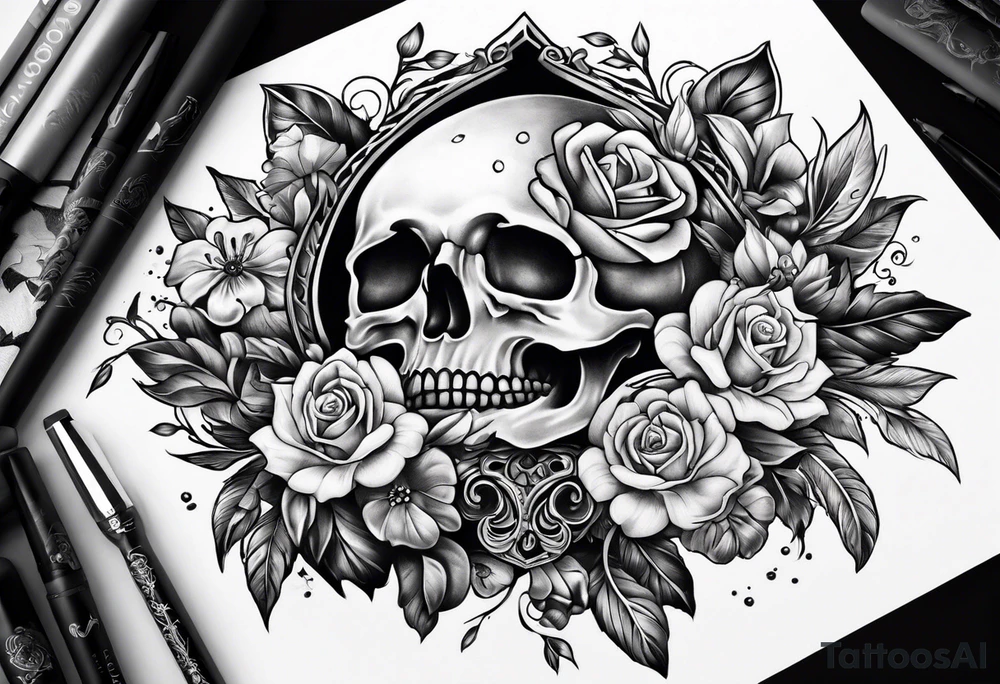 momento mori tattoo idea