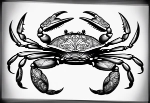 Crabs chicano tattoo idea