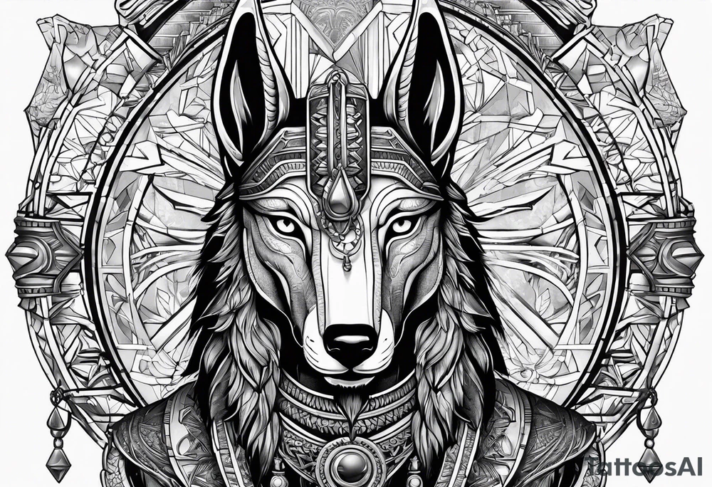 anubis tattoo idea