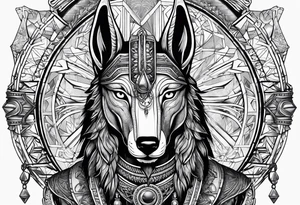 anubis tattoo idea