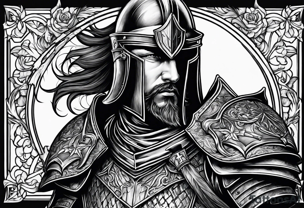 knight tattoo idea
