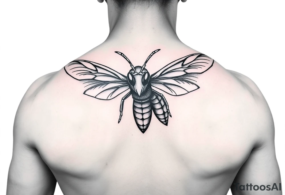 Fierce Hornet flying tattoo idea