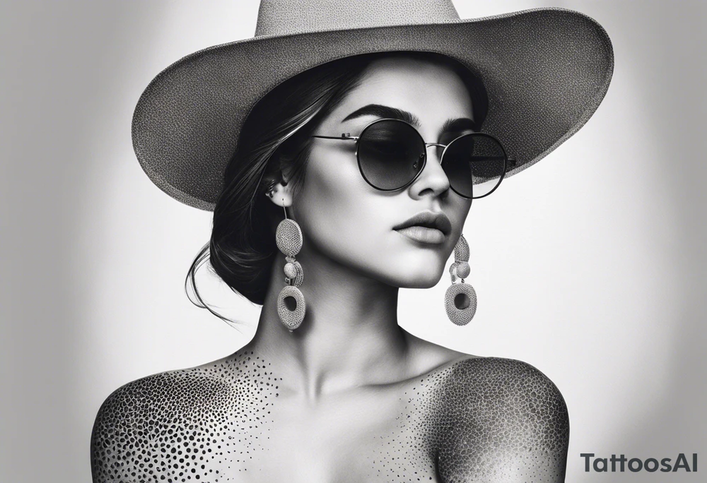 woman with big titts, taurus with sunglasses tattoo idea