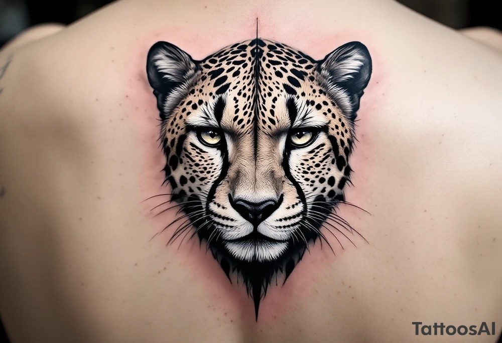 cheetah tattoo tattoo idea