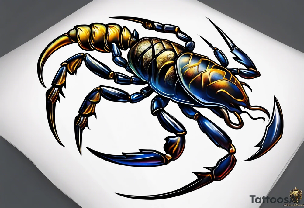 Scorpion tattoo idea