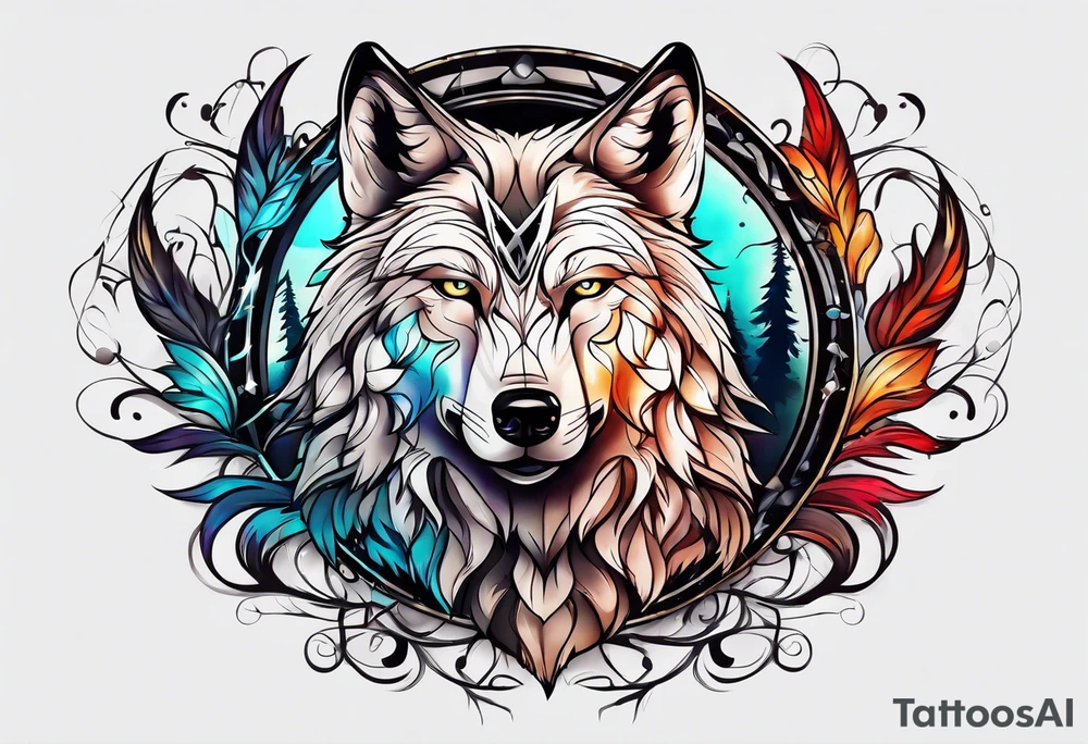 Lmbo wolf tattoo idea