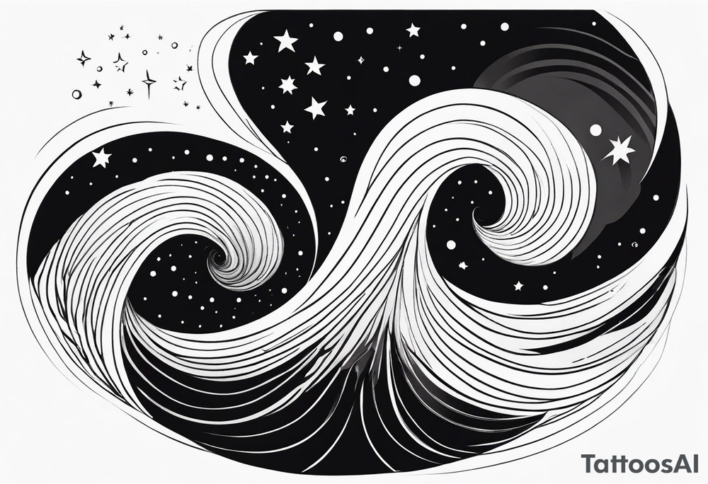 Imagination, stars, healing, Universe, infinity, soul, 2012, tidal wave tattoo idea