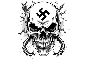 nazi skull tattoo tattoo idea