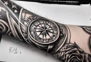 the light shines through the darkness”, with the northern star on my shoulder make it masculine. tattoo idea