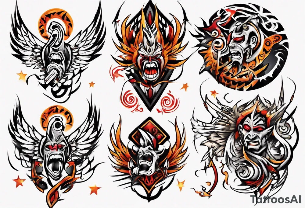 Singing tattoo idea