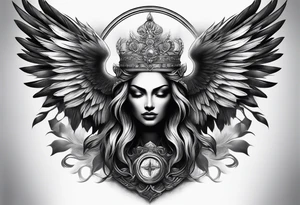 a symbol of firmness of spirit, strength and stability tattoo idea