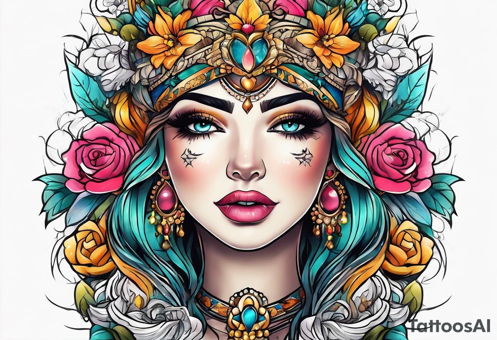 Arm sleeve tattoo idea