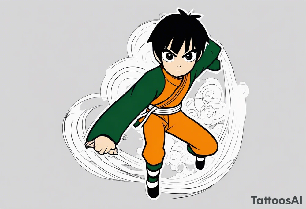 Rock Lee tattoo idea
