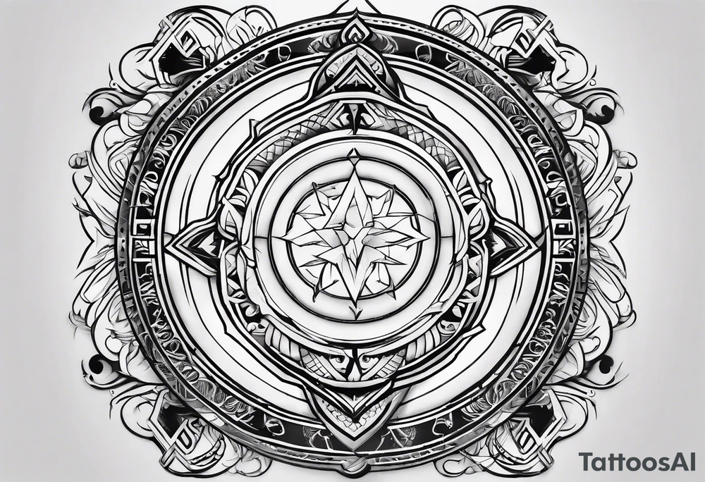 Aegisjalmur symbol tattoo idea