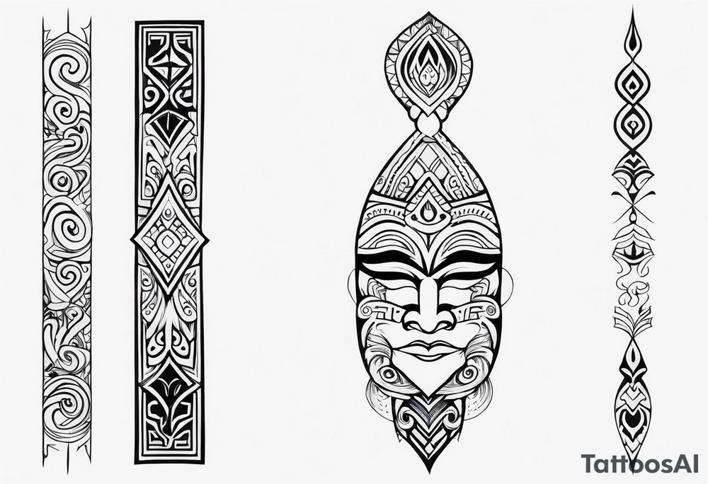 maori minimal neck  tattoo tattoo idea