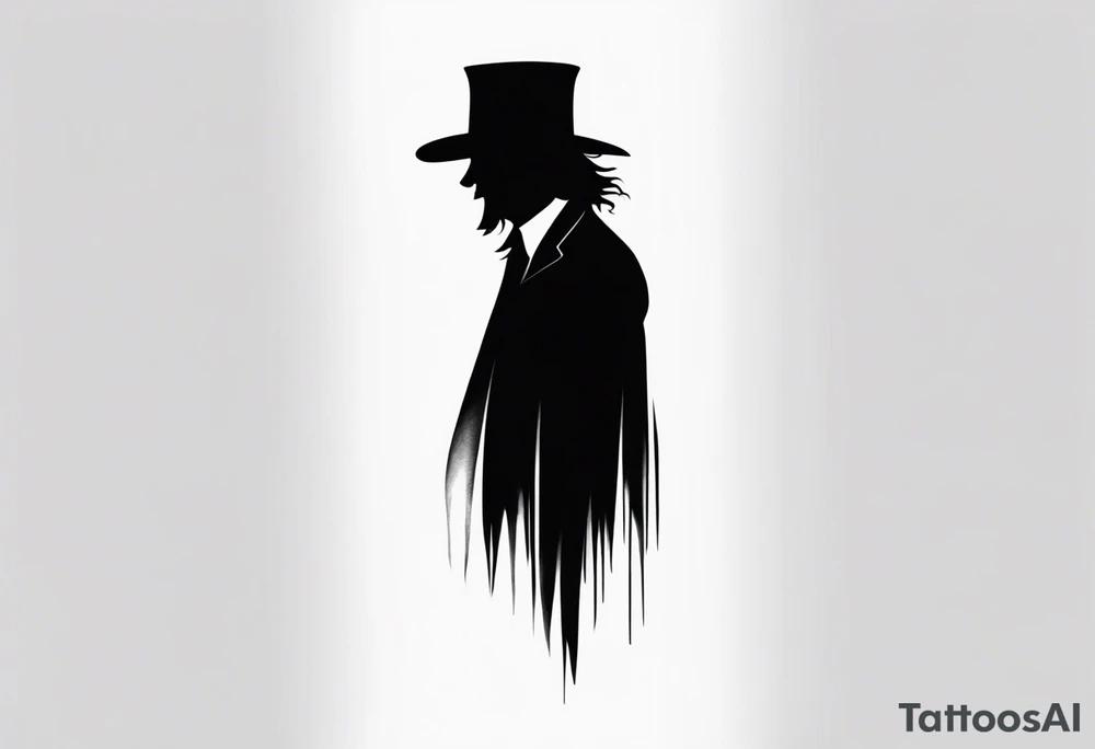 the babadook shadow tattoo idea