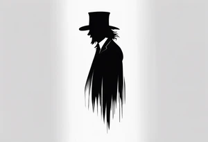 the babadook shadow tattoo idea