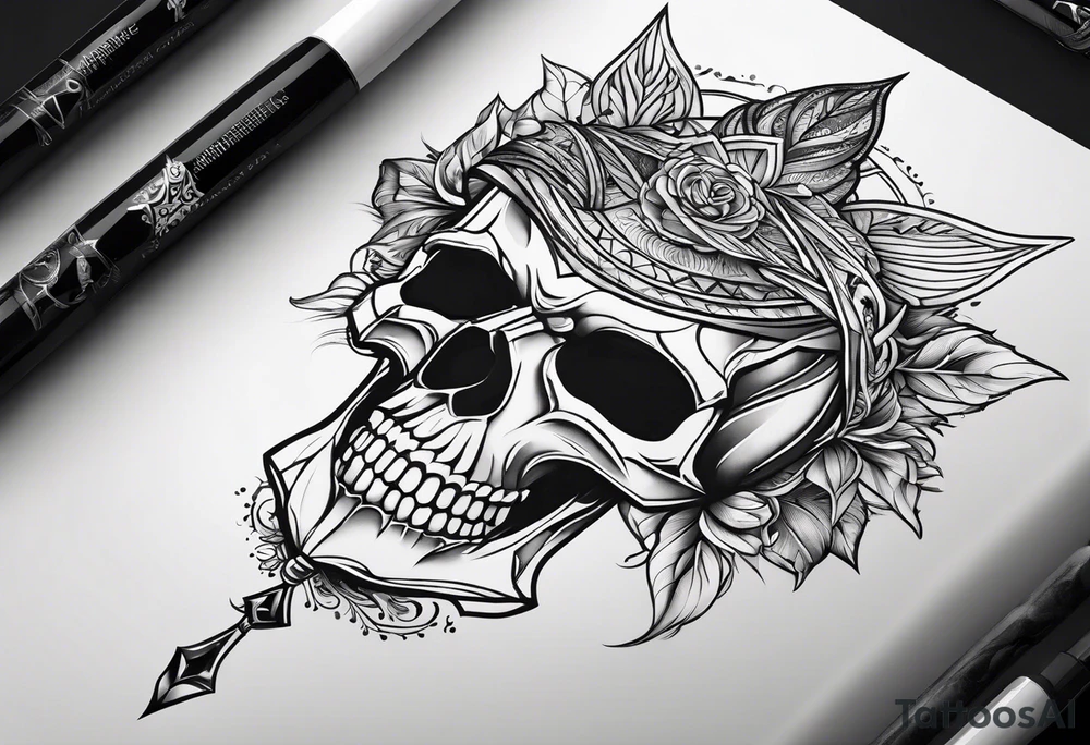 the letters A W R tattoo idea