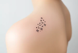 Cascade of stars tattoo idea