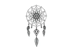 Dream catcher tattoo idea