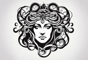 Medusa tattoo with Sicilian spin tattoo idea