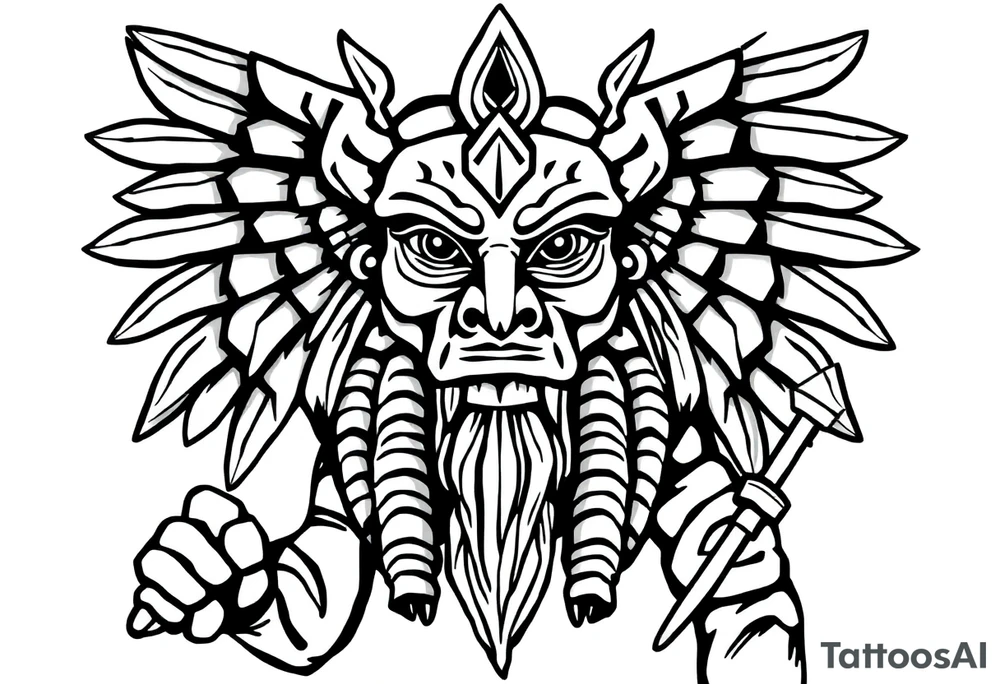 Enlil anunnaki god tattoo idea