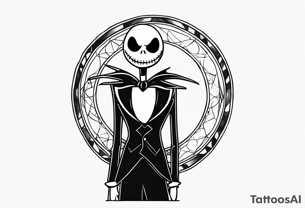 Jack Skellington with a coordinate tattoo idea