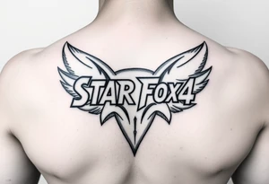 Star Fox 64 logo tattoo idea