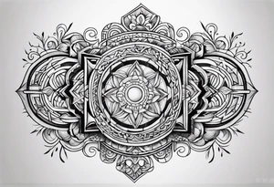 Meander tattoo idea